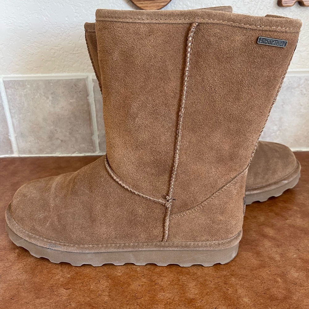 BearPaw Classic Tan Suede Boots